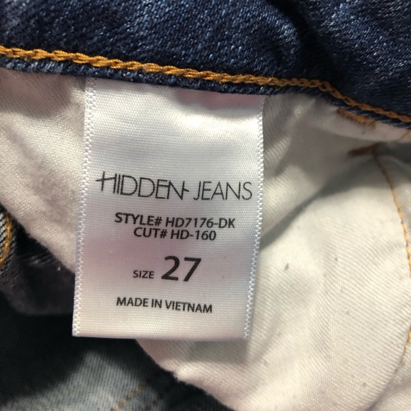 Hidden Jeans Frayed Ankle Jeans Size 27 - Picture 7 of 8
